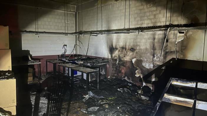 Tokat'ta tekstil atölyesinde yangın çıktı