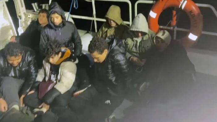 Muğla açıklarında 13 düzensiz göçmen kurtarıldı