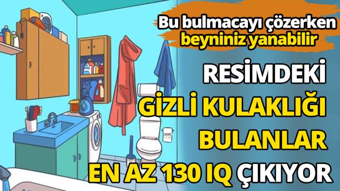 Bu bulmacayı çözerken beyniniz yanabilir Resimdeki gizli kulaklığı bulanlar en az 130 IQ çıkıyor