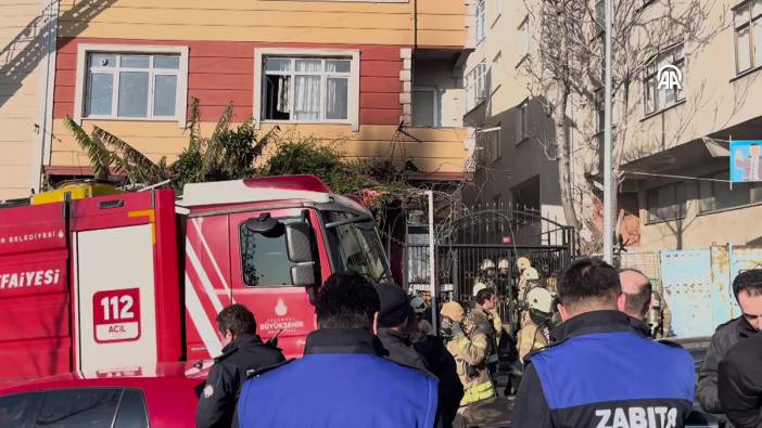 Esenler'de iş yeri yangını