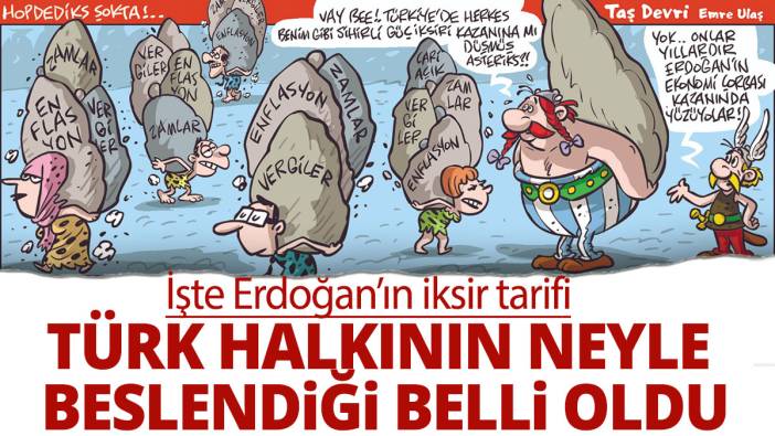 Türk halkının neyle beslendiği belli oldu İşte Oburiks'i bile kıskandıran Erdoğan'ın o iksiri