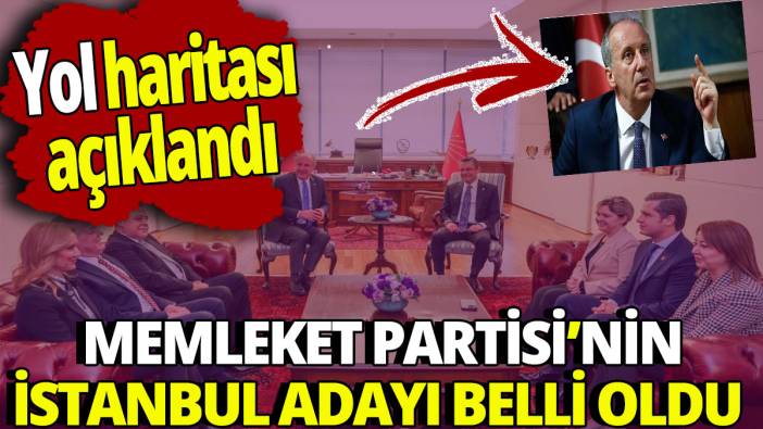 Memleket Partisi'nin İstanbul adayı belli oldu