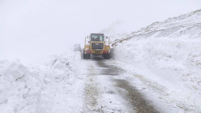 Batman'da yüzlerce köy yolu kar nedeniyle kapandı