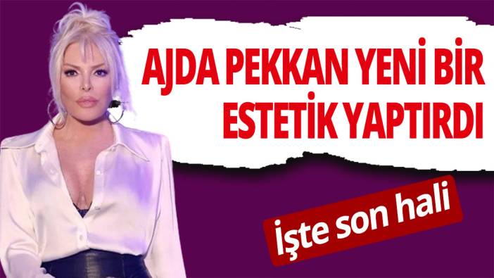 Ajda Pekkan yeni bir estetik yaptırdı 'İşte son hali
