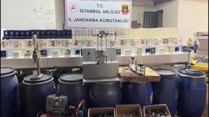İstanbul'da onlarca milyon TL’lik sahte parfüm operasyonu