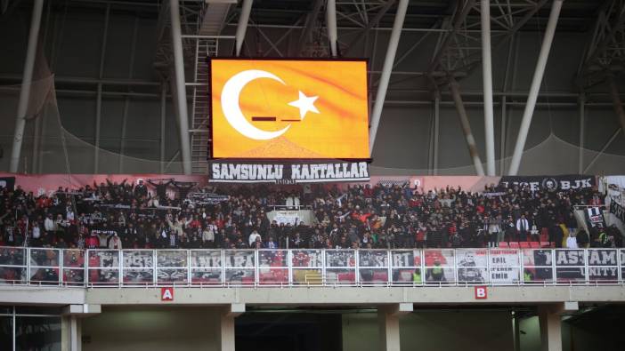 Beşiktaş taraftarı Sivas'ta da takımını yalnız bırakmadı