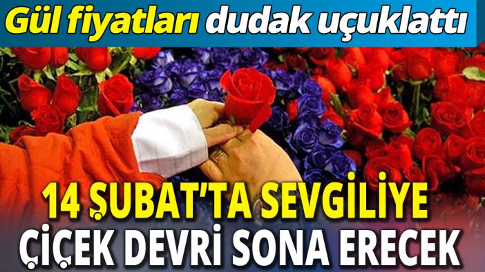 14 Şubat’ta sevgiliye çiçek devri sona erecek ‘Gül fiyatları dudak uçuklattı’