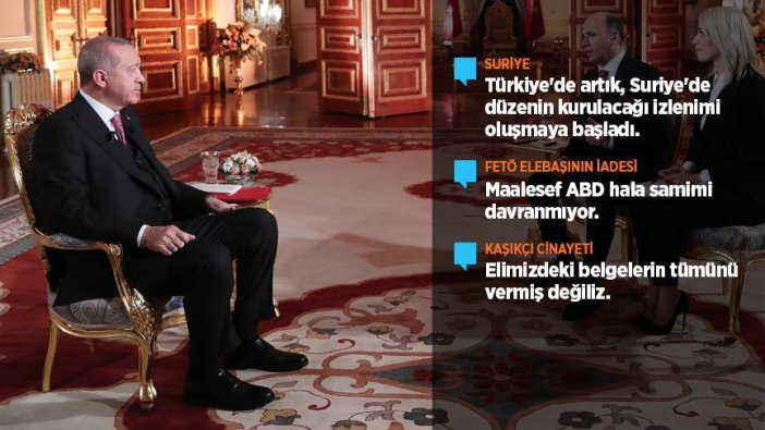 Erdoğan: Bize verilen sözler gereği YPG kaydırılmalı