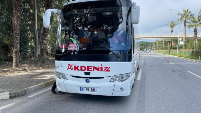 Antalya'da şehirlerarası otobüslere denetim