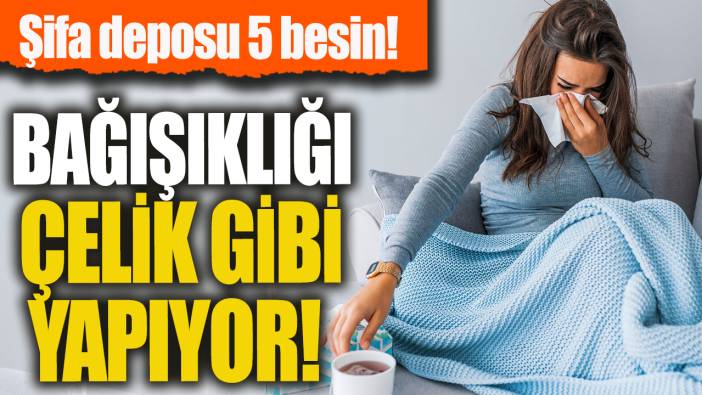 Bağışıklık sistemini çelik gibi yapıyor 'Şİfa deposu 5 besin'