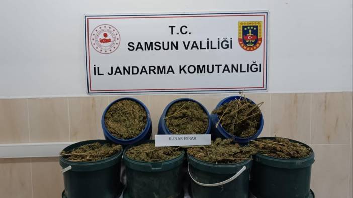 Samsun'da 17 kilo 700 gram uyuşturucu ele geçirildi