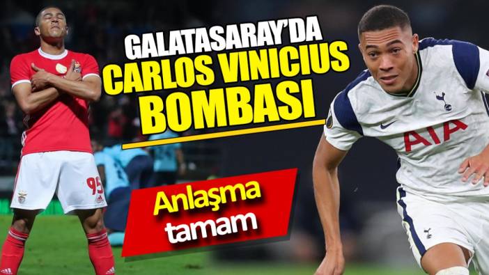 Galatasaray'da Carlos Vinicius bombası 'Anlaşma tamam'