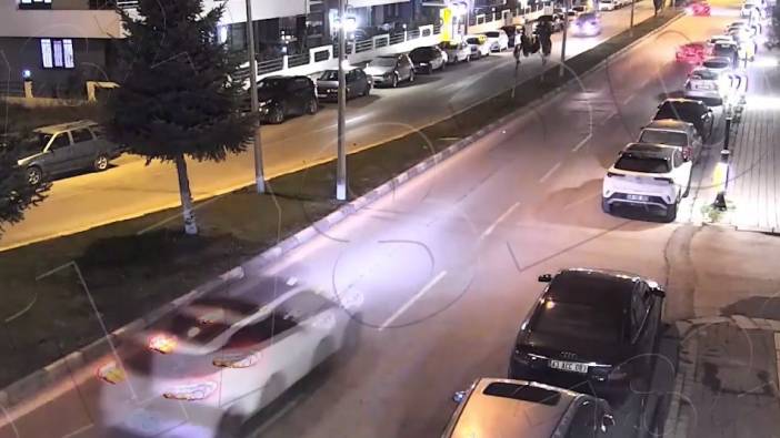 Kütahya'da trafik kazaları güvenlik kamerasına takıldı