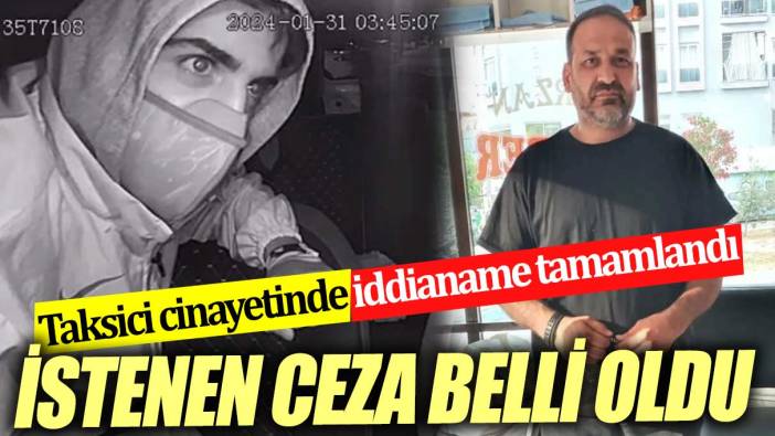Taksici Oğuz Erge cinayetinde Delil Aysal için istenen ceza belli oldu