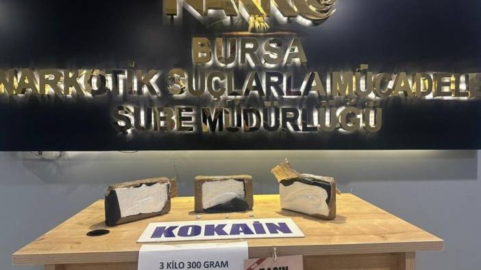 Bursa'da kilolarca kokain ele geçirildi
