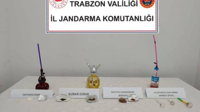 Trabzon'da uyuşturucu operasyonu '1 gözaltı'