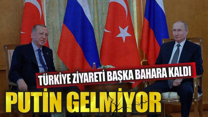 Putin gelmiyor Türkiye ziyareti başka bahara kaldı
