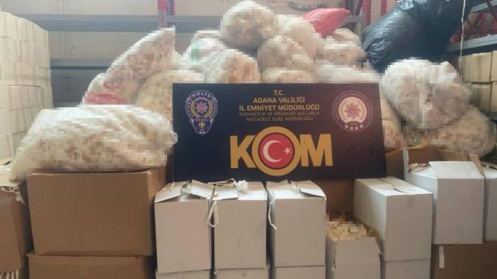 Adana polisinden kaçakçılığa darbe '18 milyon 950 bin makaron ele geçirildi'