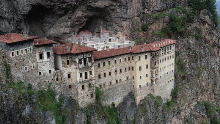 Sümela Manastırı'nın ilk bölümü ziyarete açılıyor