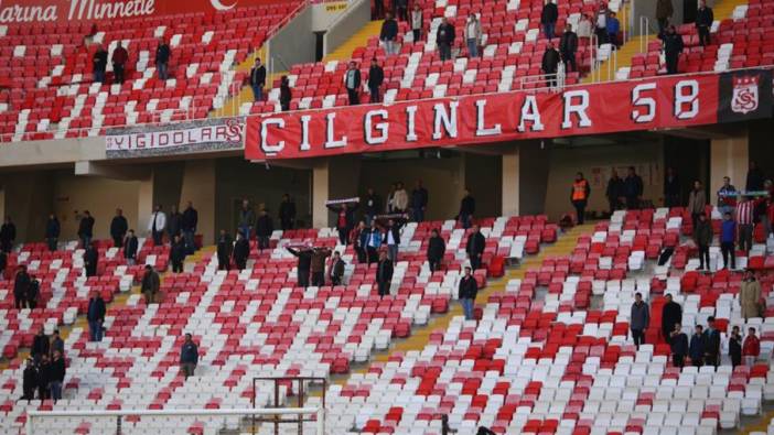 Sivassporlu taraftarlar maça ilgi göstermedi