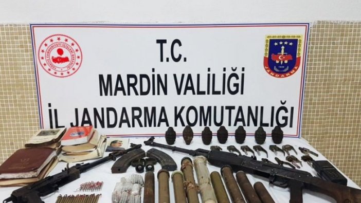 PKK sığınaklarında silah ve mühimmat ele geçirildi