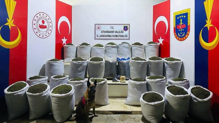 Diyarbakır'da yüzlerce kilo toz esrar ele geçirildi