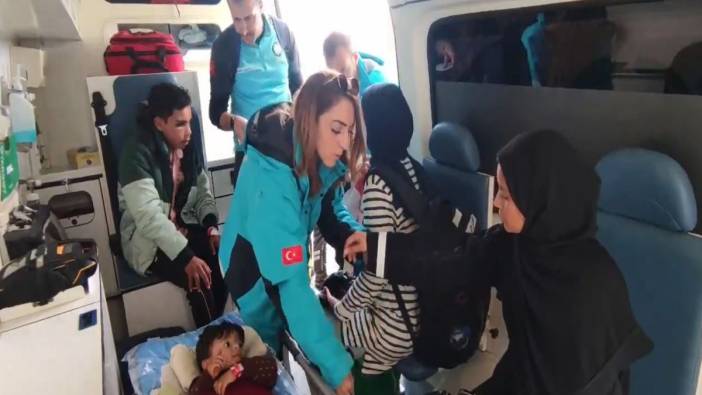 155 Gazzeli tedavi için Türkiye’ye getiriliyor