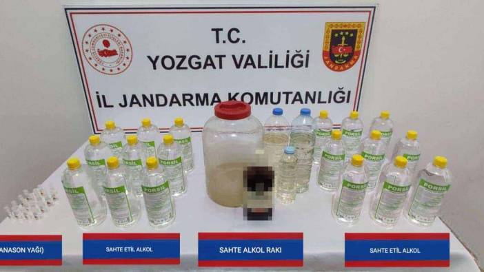 Yozgat’ta sahte içki operasyonu '1 gözaltı'