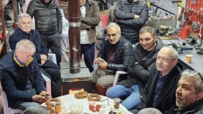 Kemal Kılıçdaroğlu esnaf ziyaretinde 'Fotoğraftaki ayrıntı dikkat çekti