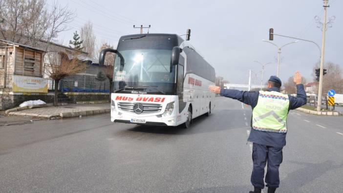 Muş’ta emniyet kemeri denetimi