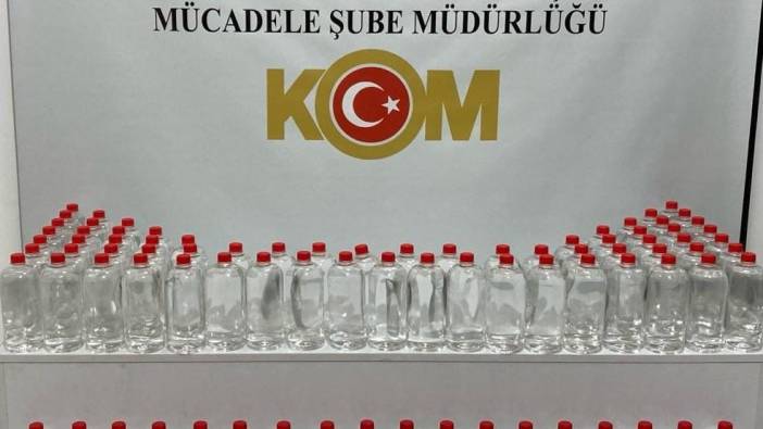 Samsun'da ekipler 160 litre etil alkol ele geçirdi