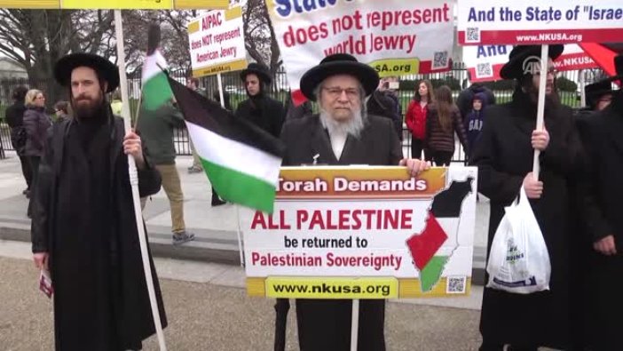 İsrail lobisinin toplantısı Washington'da protestolarla başladı
