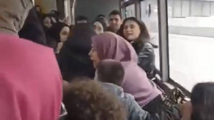 Sultanbeyli'de otobüste kadınlar arasında kavga çıktı