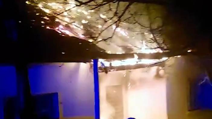 Kırıkkale’de ev yangını 1 yaralı