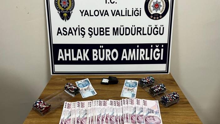 Yalova’da kumar oynayan 13 kişiye ceza yağdı