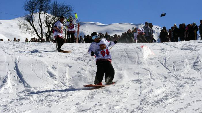 Rize'de kayak etkinliği