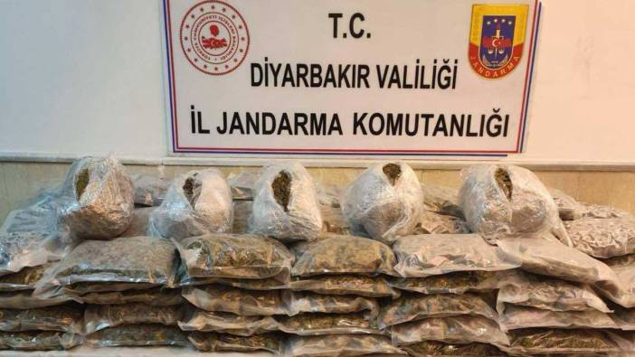Diyarbakır'da onlarca kilo esrar ele geçirildi