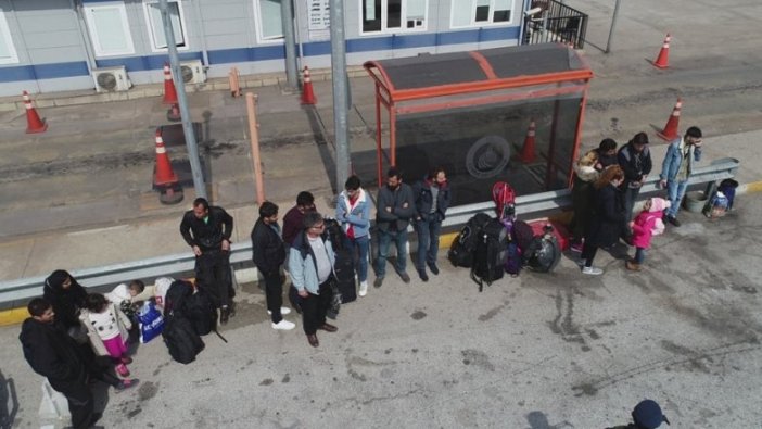 Edirne'de "düzensiz göçmen" hareketliliği