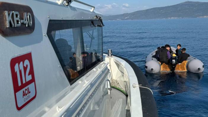 İzmir açıklarında kaçak göçmenler kurtarıldı
