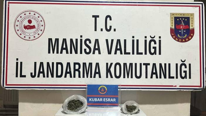 Manisa'da şüpheliden 102 gram kubar esrar çıktı