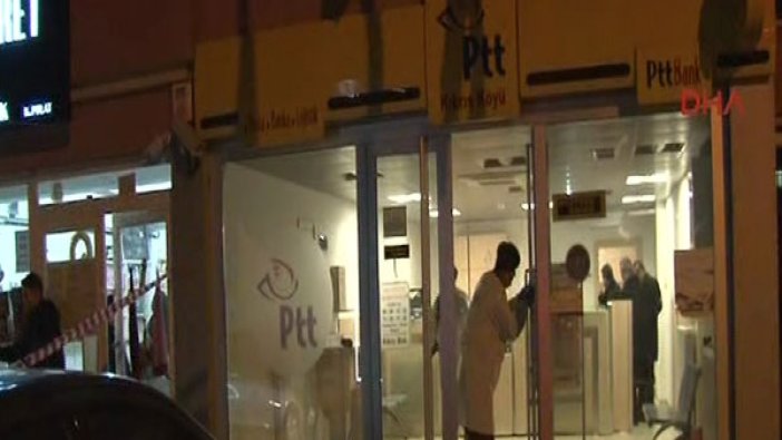 Başkentte PTT şubesinde soygun