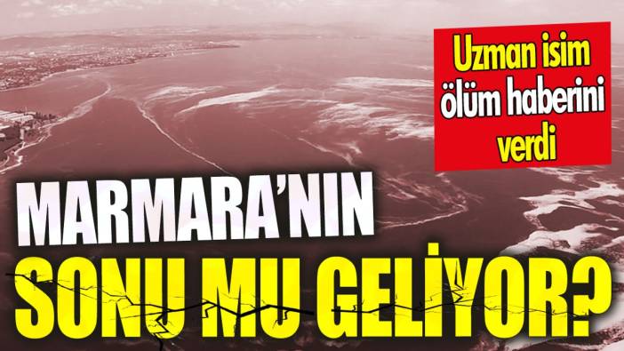 Marmara'nın sonu mu geliyor 'Uzman isim ölüm haberini verdi'