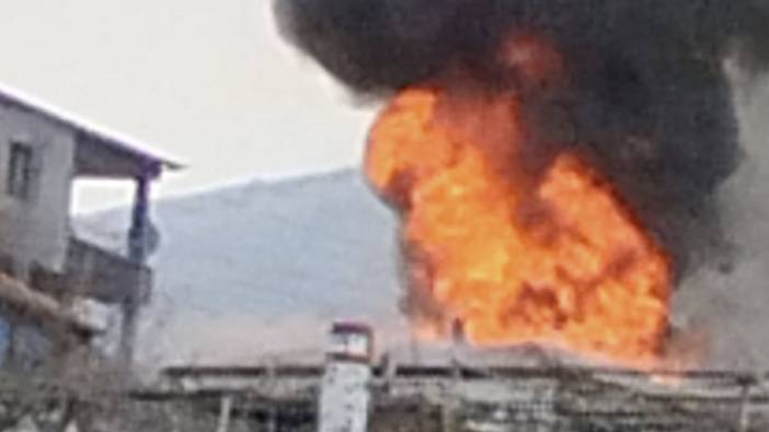 Kayseri'de doğalgaz patladı 'Tüm alevler evi sardı'