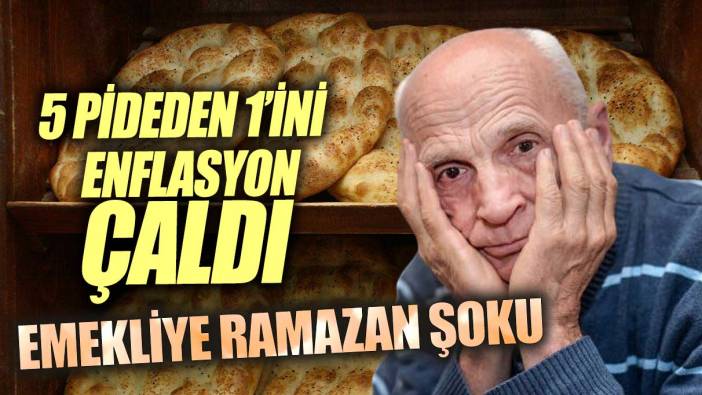 Emeklinin 5 pidesinin 1’ini enflasyon yedi