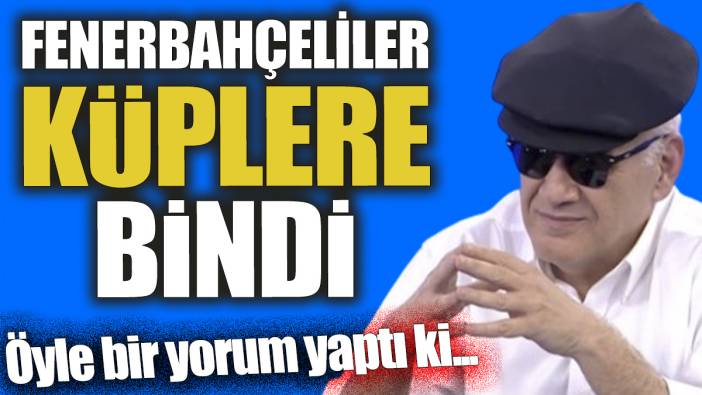 Ahmet Çakar öyle bir şey dedi ki… Fenerbahçeliler küplere bindi