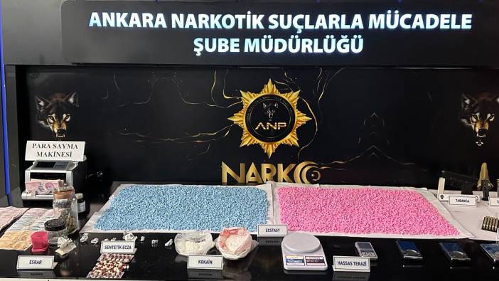 Ankara’da uyuşturucu operasyonu