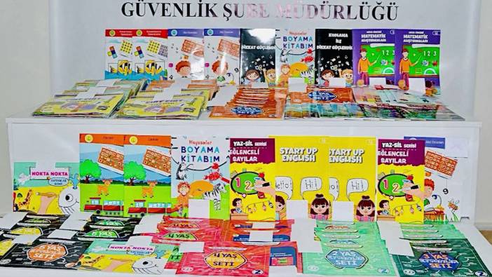 Samsun'da binlerce bandrolsüz kitap ele geçirildi