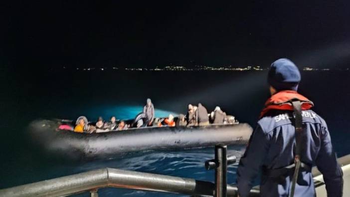 Kaçak göçmenler hem karada hem de denizde ekiplerden kaçamadı