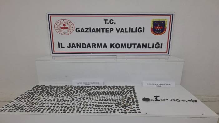 Gaziantep'te tarihi eser kaçakçısı kıskıvrak yakalandı
