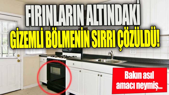 Fırınların altındaki gizli bölmenin sırrı çözüldü 'Bakın asıl amacı neymiş'